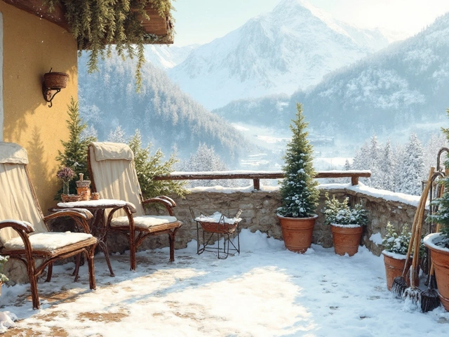 Was kann ich im Winter auf dem Balkon lagern?