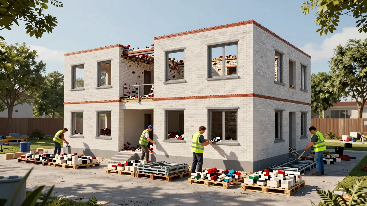 Kreislaufwirtschaft im Bau: Rückbau, Recycling und Wiederverwendung - So funktioniert nachhaltiges Bauen heute