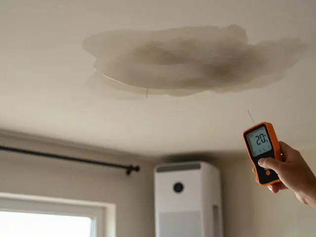 Wasserflecken an der Decke: So finden Sie das Leck und reparieren es richtig