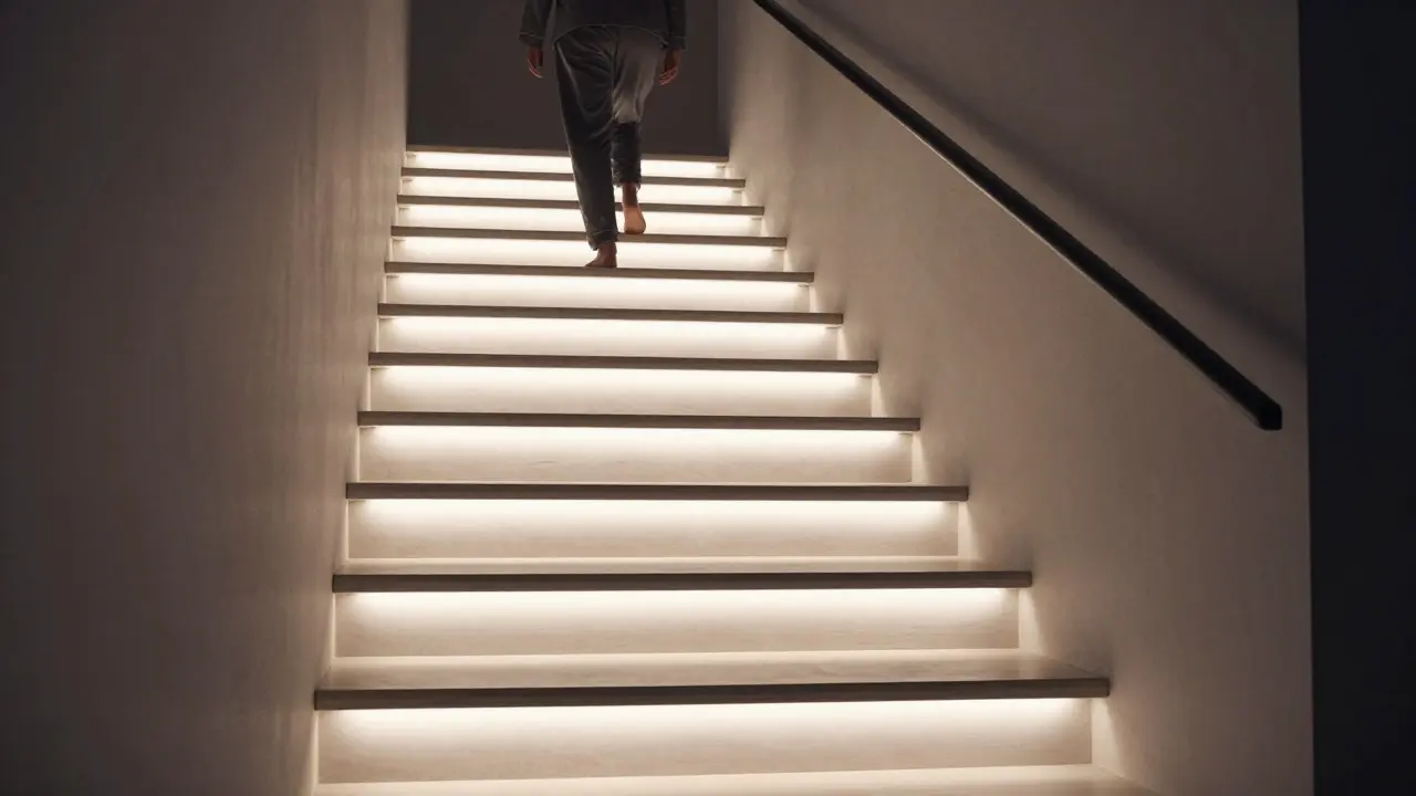 Treppenbeleuchtung integrieren: Sicherheit und Ambiente mit moderner LED-Technik