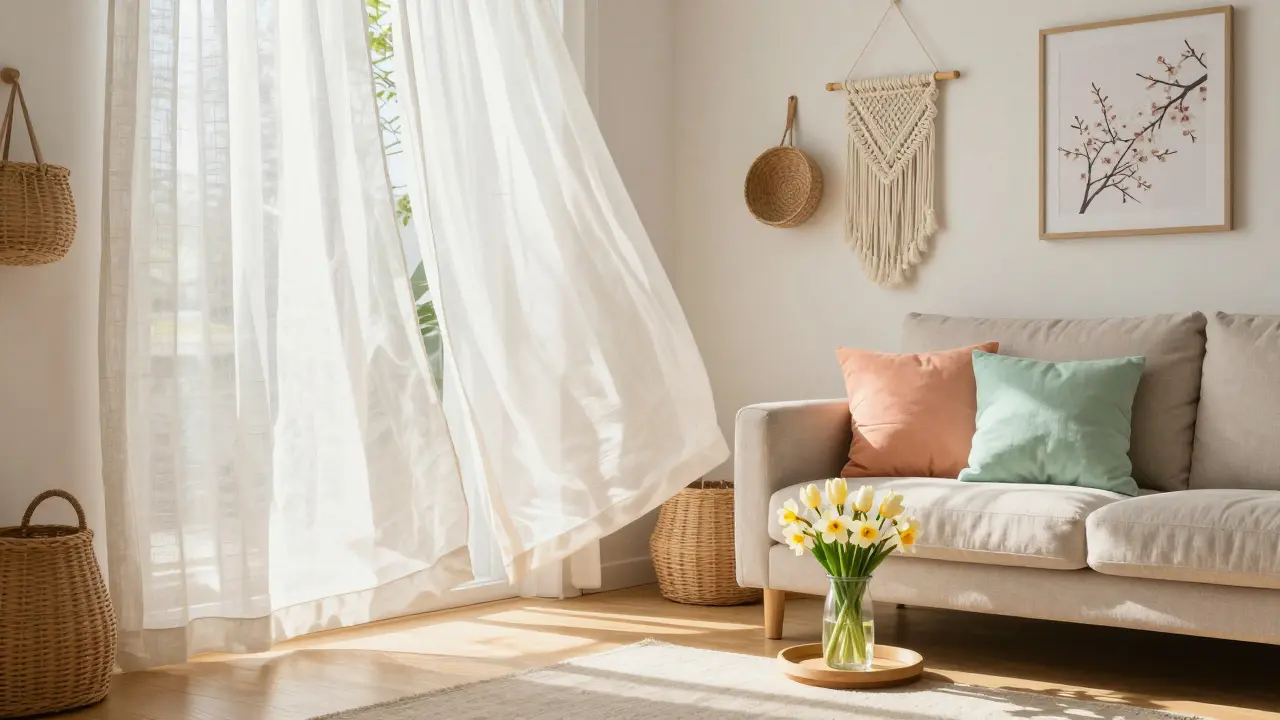 Wohnzimmer saisonal dekorieren: Praktische Ideen für Frühling, Herbst und Winter