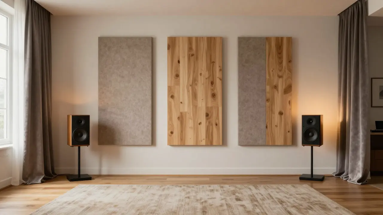 Akustik im Wohnzimmer: Wie Teppiche, Paneele und Vorhänge Lärm reduzieren