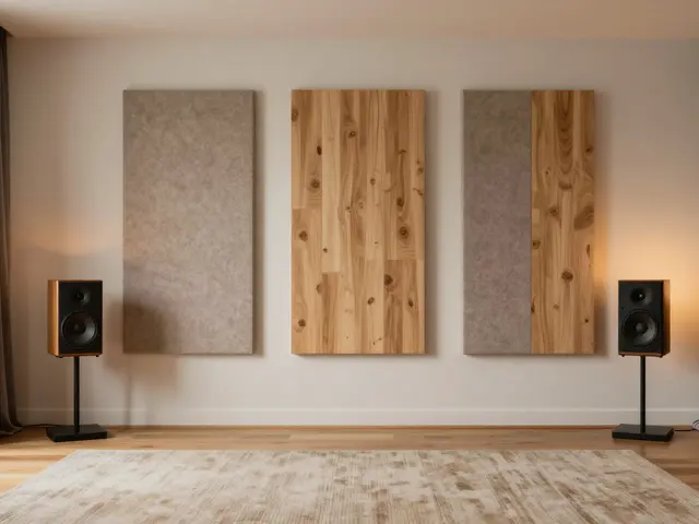 Akustik im Wohnzimmer: Wie Teppiche, Paneele und Vorhänge Lärm reduzieren