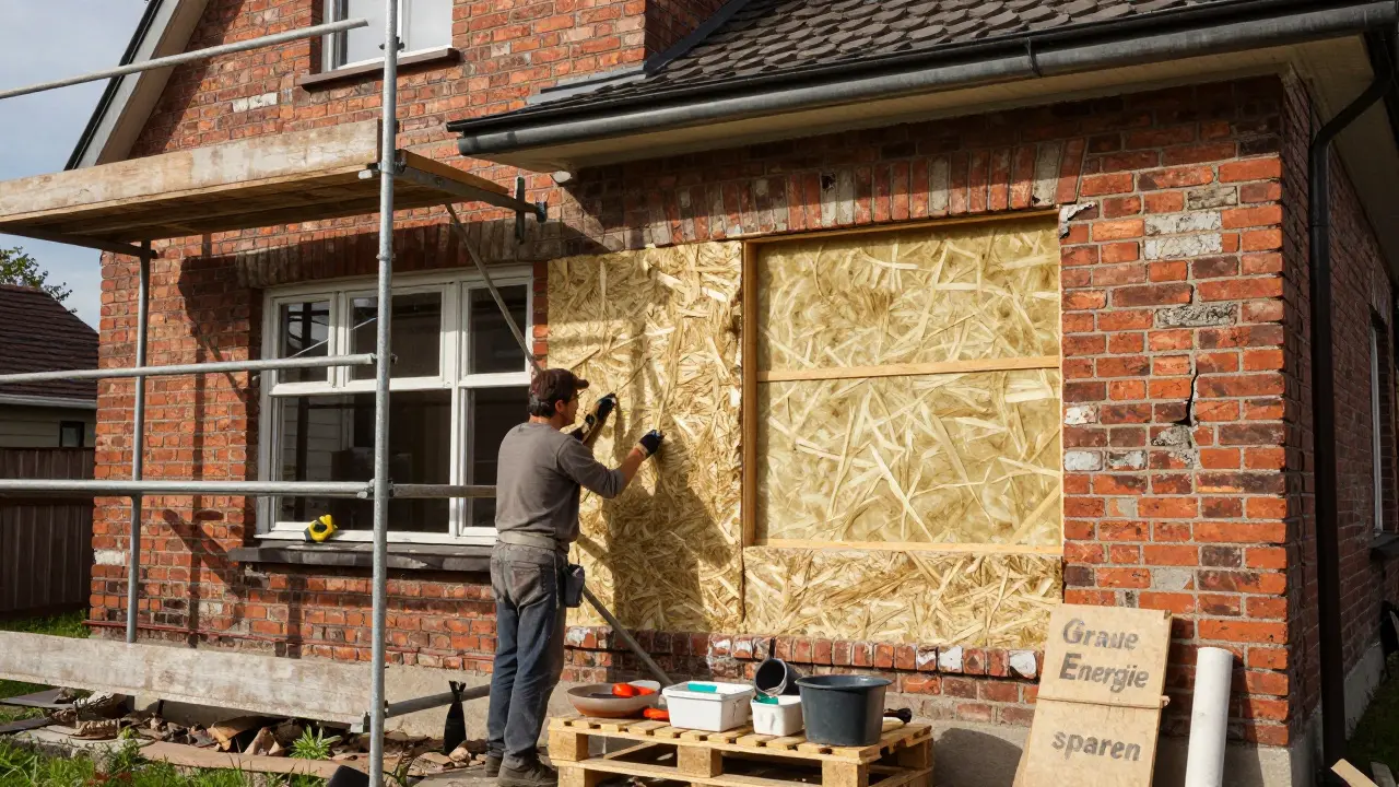 Baustoffe mit geringer grauer Energie: Nachhaltig sanieren mit klugen Materialien