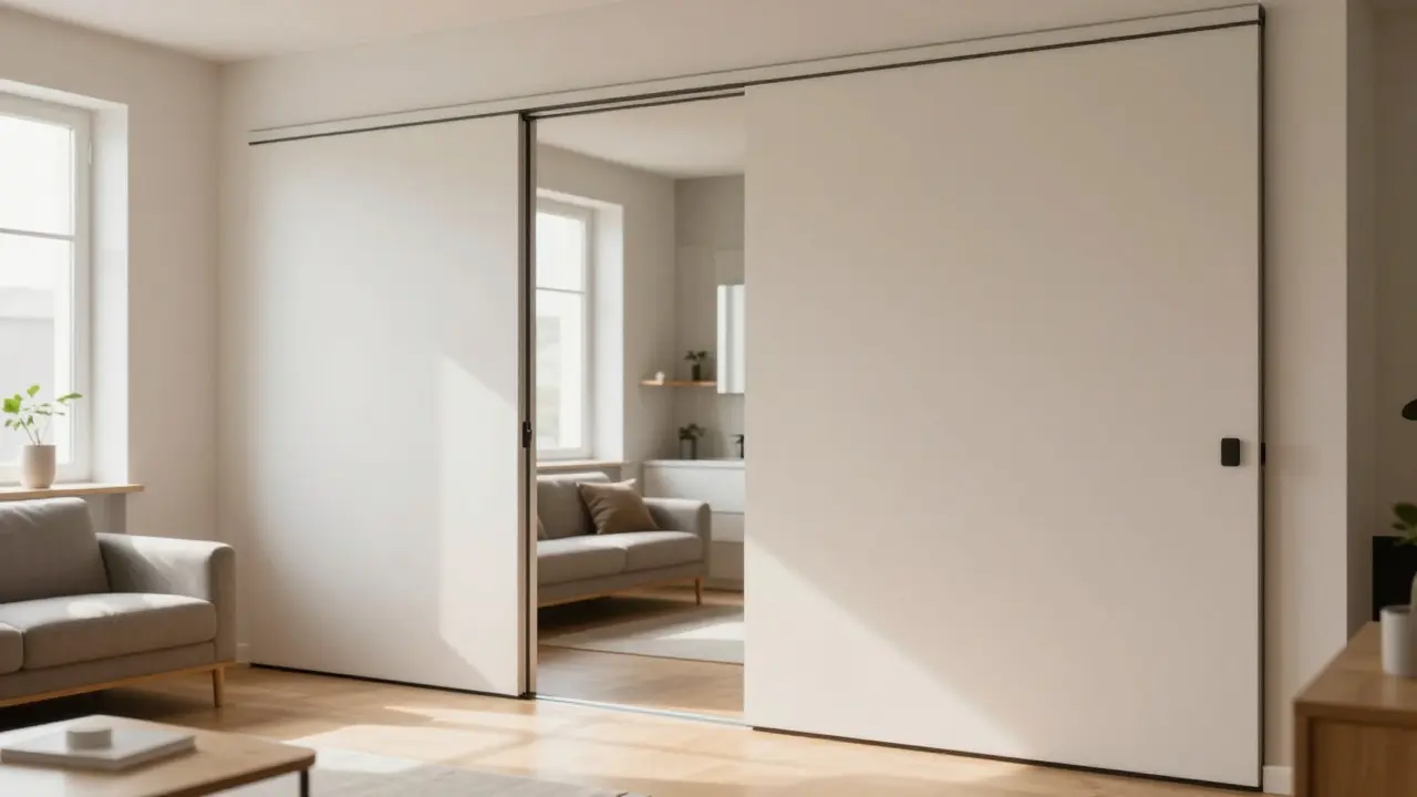Schiebetüren im Innenraum: Platz sparen mit modernen Systemen