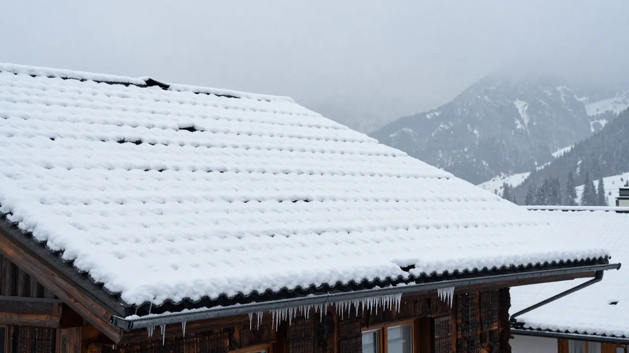 Dachsanierung im Winter: Risiken, Trocknung und Planung