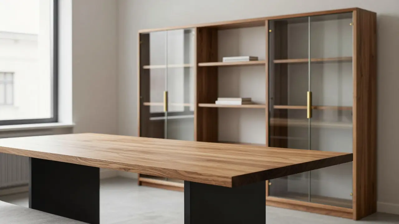 Materialmix harmonisch: Holz, Metall, Glas - Anleitung für modernes Wohnen