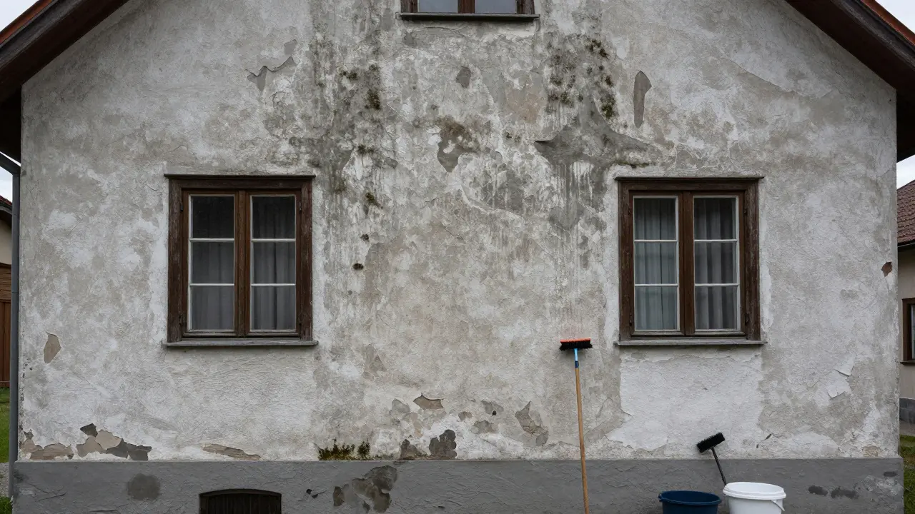 Putzfassade reinigen und streichen: Schritt-für-Schritt-Anleitung & Materialratgeber
