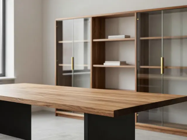 Materialmix harmonisch: Holz, Metall, Glas - Anleitung für modernes Wohnen