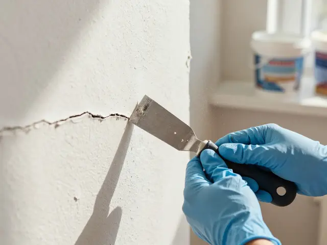 Wandrisse reparieren: Spachteln und Streichen - Die Schritt-für-Schritt-Anleitung