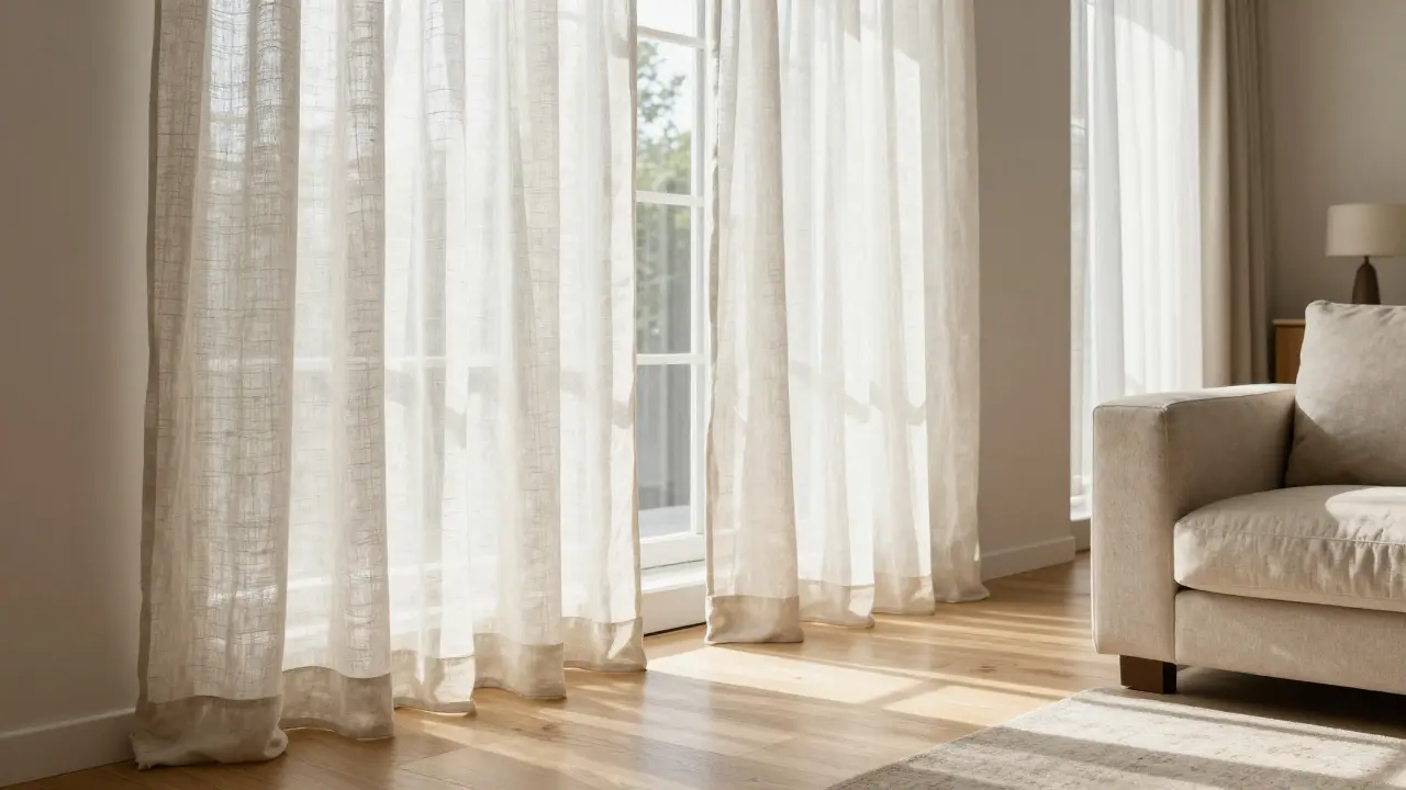 Vorhänge im Wohnzimmer: Material, Farbe & Stil richtig wählen