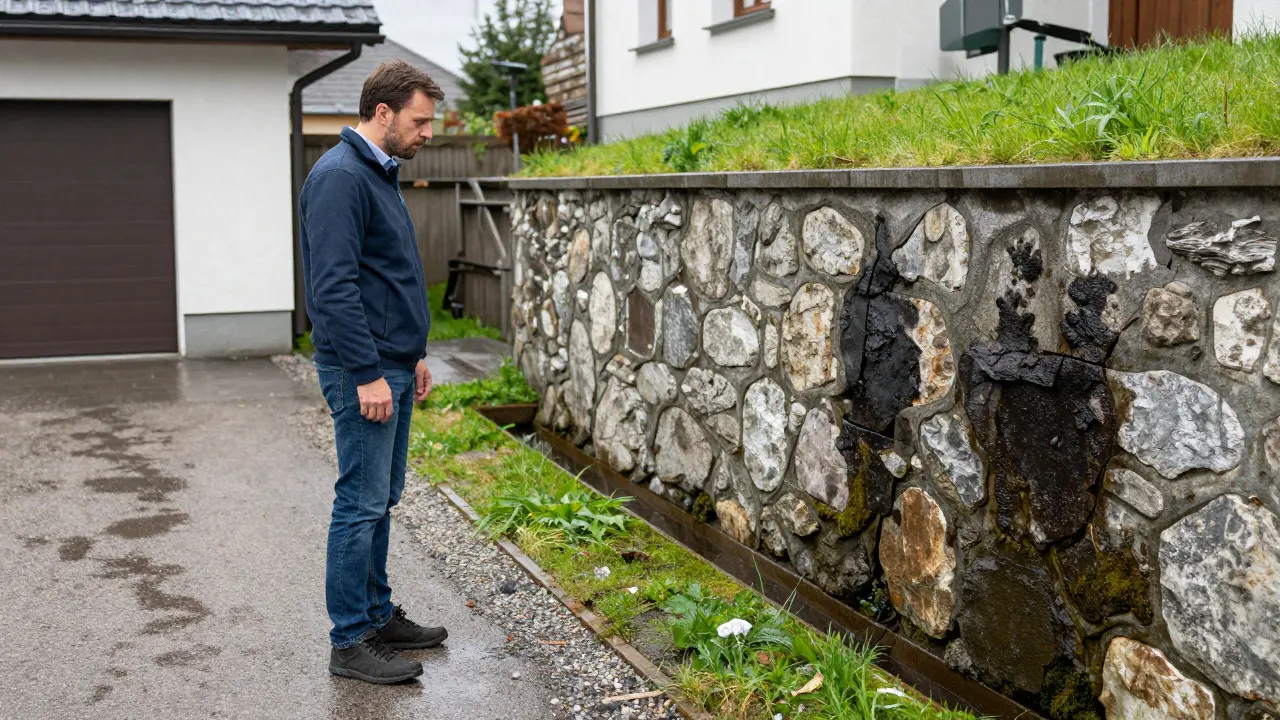 Außenanlagen und Entwässerung bei der Hausbesichtigung richtig beurteilen