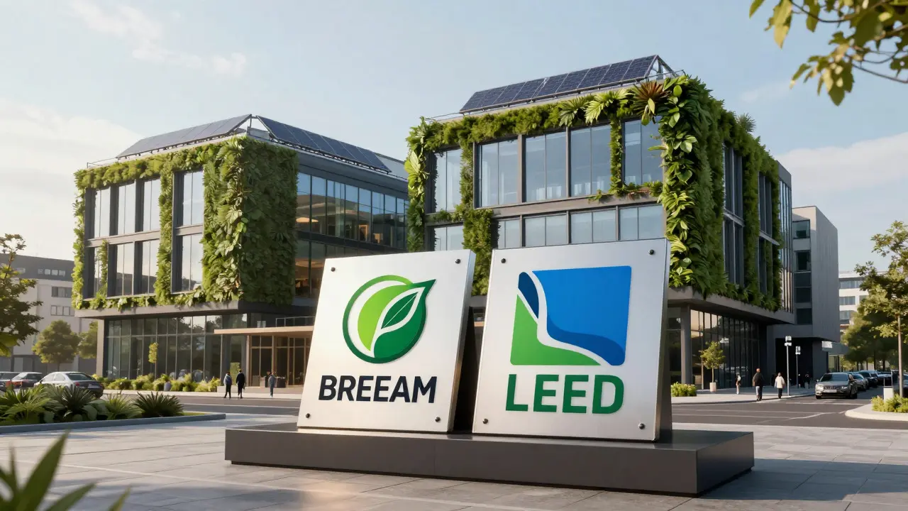 BREEAM vs. LEED: Der ultimative Vergleich grüner Gebäudezertifizierungen