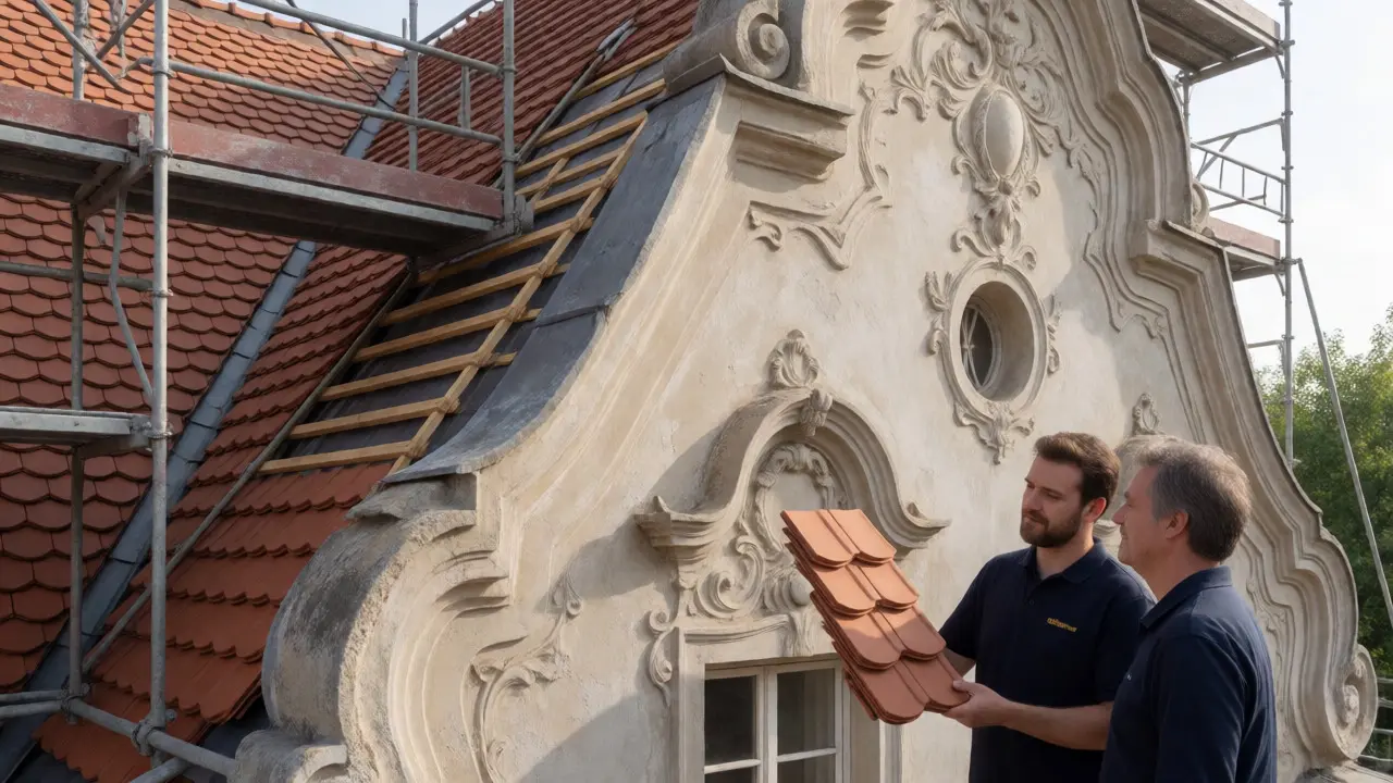 Dachmaterial-Auswahl unter Berücksichtigung von Denkmalschutz